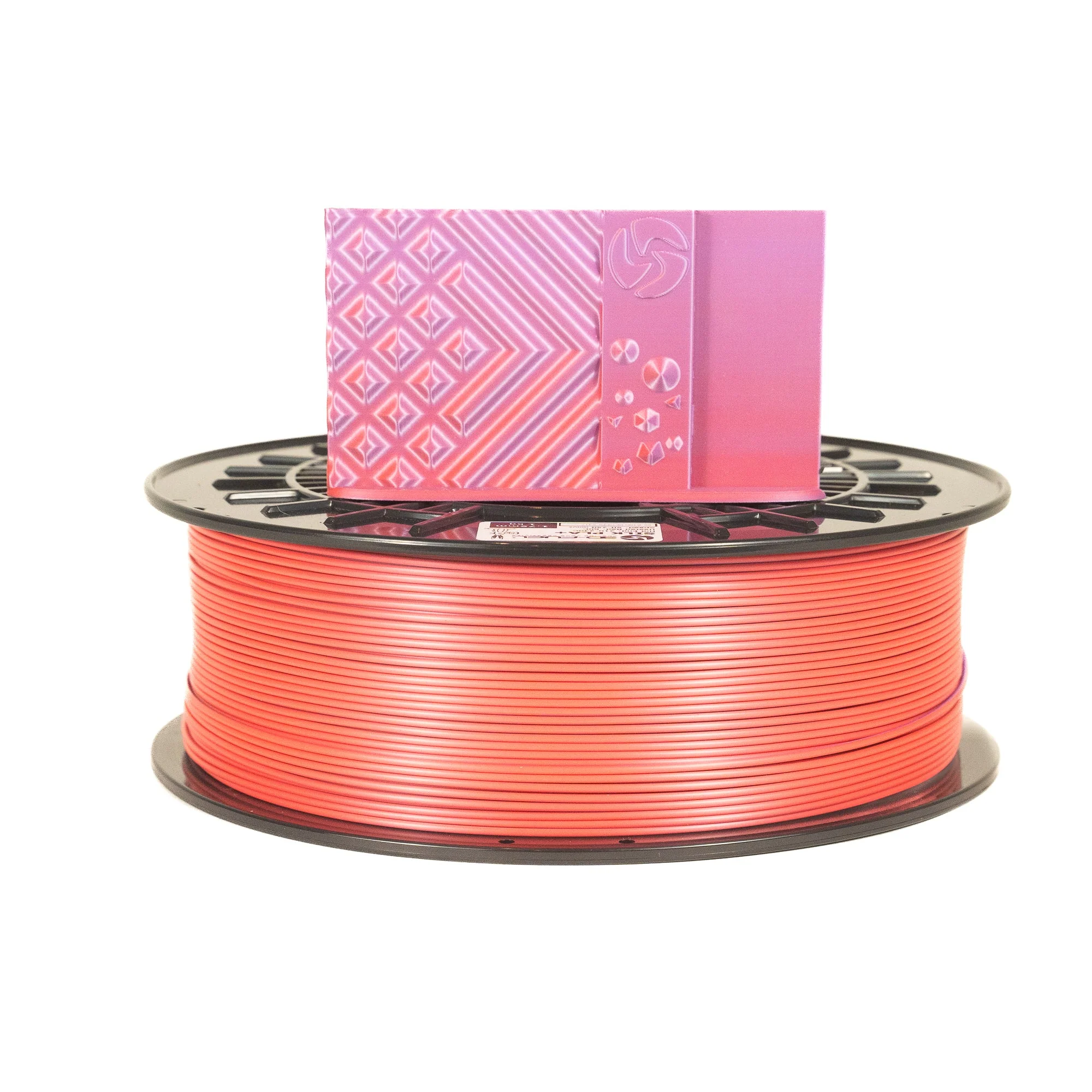 Dual-Color Silk PLA+, Silky Mixed Berry, 1.75mm - Image 4