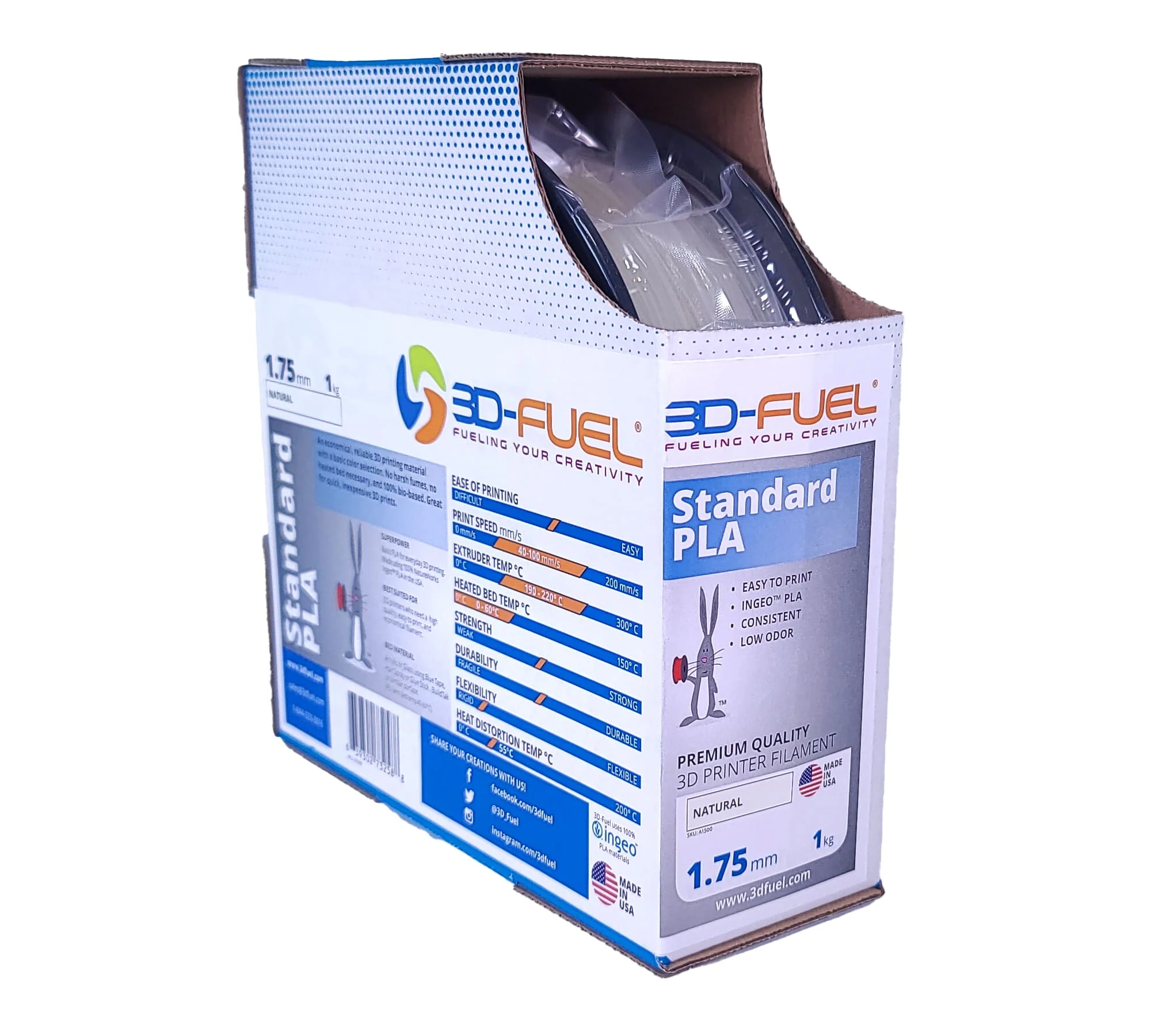 Standard PLA+, Natural, 1.75mm - Image 4